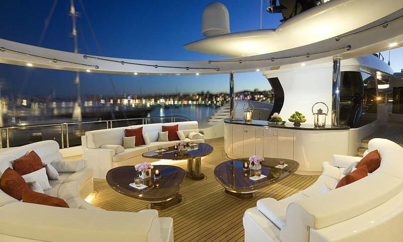 eminence yacht below deck